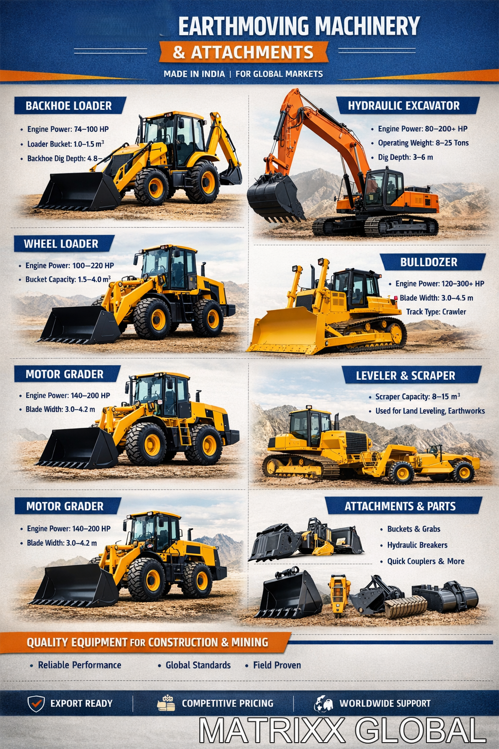 Earthmoving machines